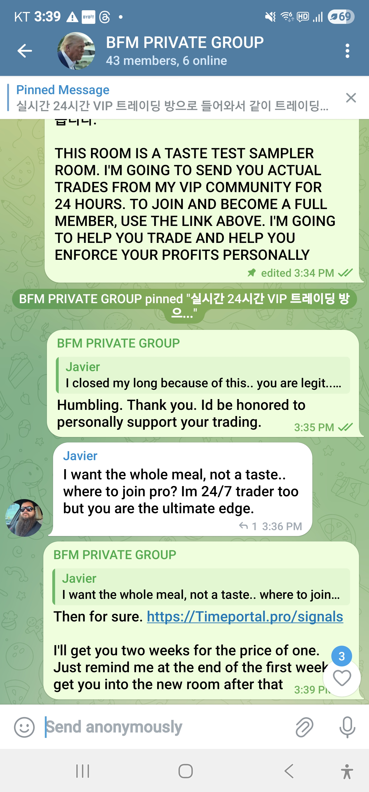 Trading Result